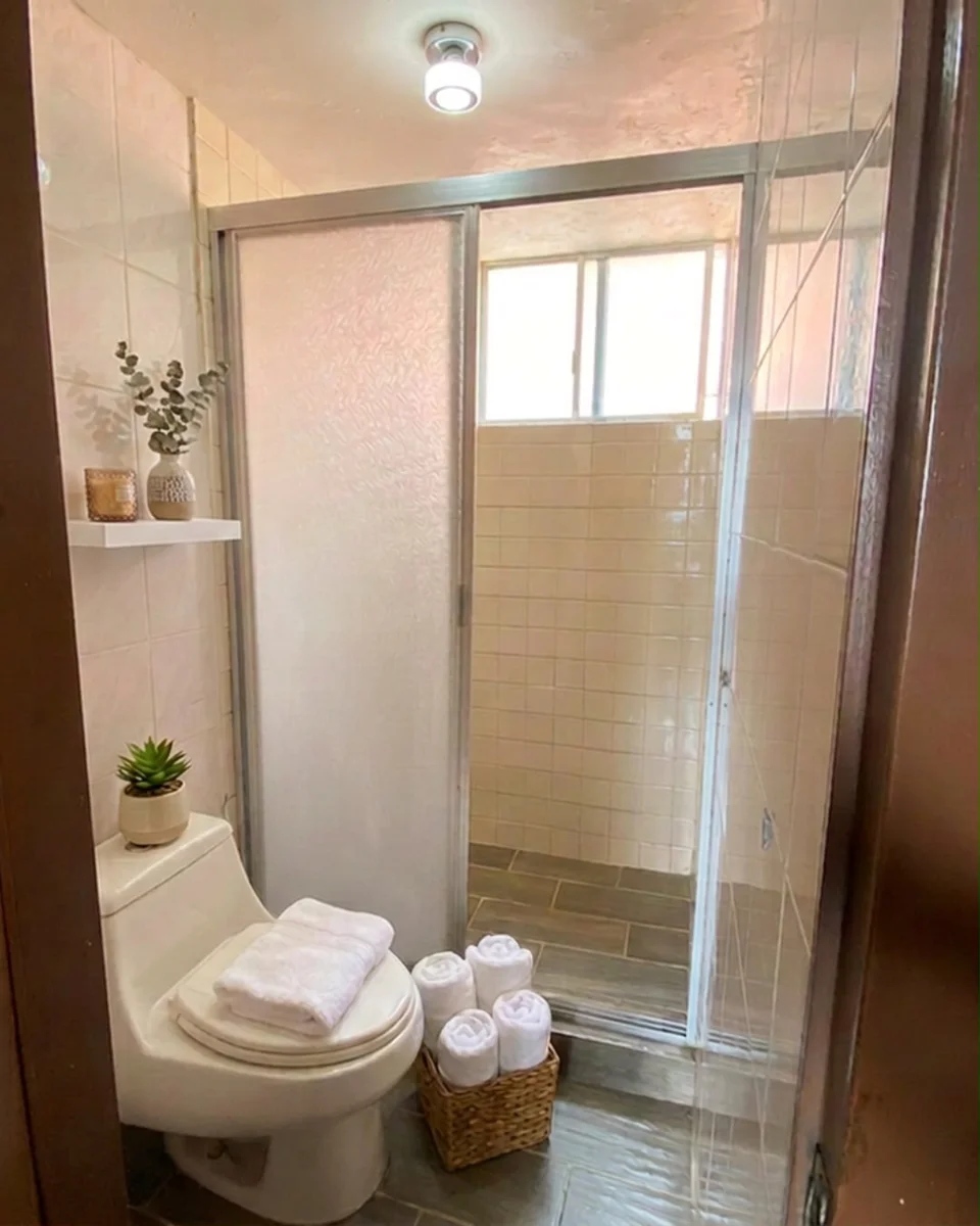 Baño completo con regadera del departamento en venta en Lomas de Atizapán